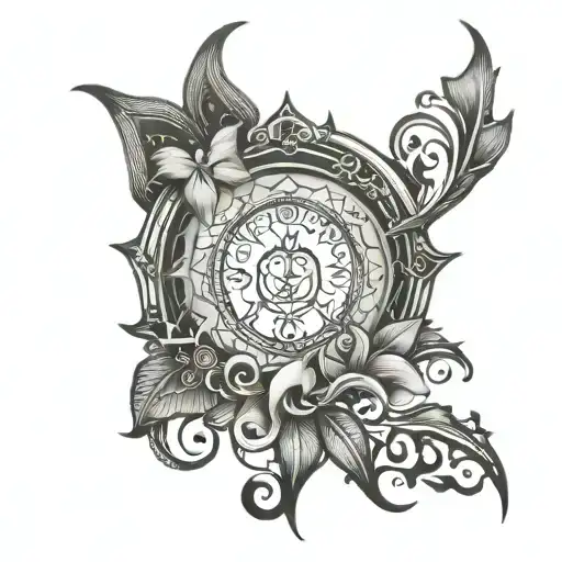 Bengali word "twilight" tattoo design idea