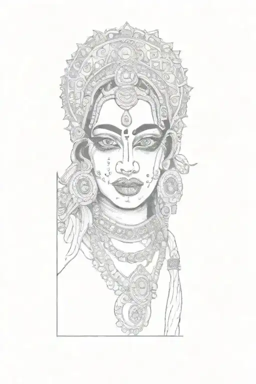 GODDESS KALI tattoo design idea