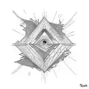 earthquake, tear, tattoo design idea