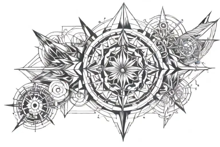 destiny sacred  tattoo design idea