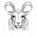 A minimalist tattoo of a potter's hands shaping clay into the form of a lamb tattoo design idea