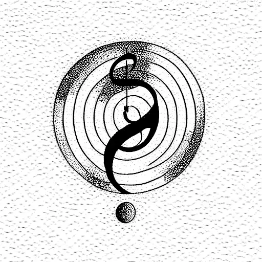 music of the spheres tattoo design idea