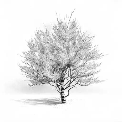 aspen branch tattoo design idea