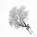 aspen branch tattoo design idea