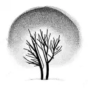 aspen tree branch  tattoo design idea