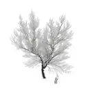 aspen tree branch with leaves tattoo design idea