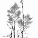 aspen tree tattoo design idea