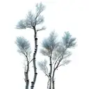 aspen tree tattoo design idea