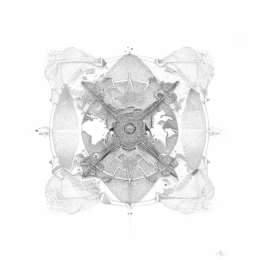 Iran map tattoo design idea