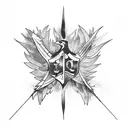 Harry Potter inspired trip to a weed gamble roulette casino tattoo design idea