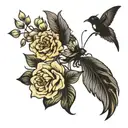 wallflower tattoo design idea