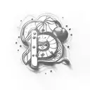 candy bar tattoo design idea