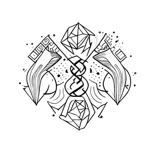 Take the risk tattoo design idea