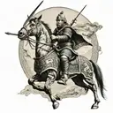 mongol warrior tattoo design idea
