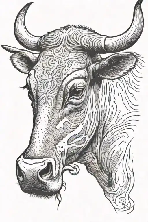 Texas longhorn  tattoo design idea