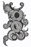 Asian tattoo design idea