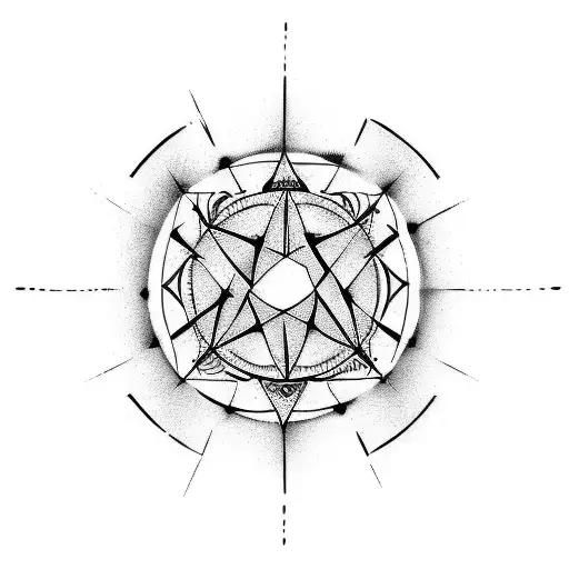 Positive energy Symbol tattoo design idea