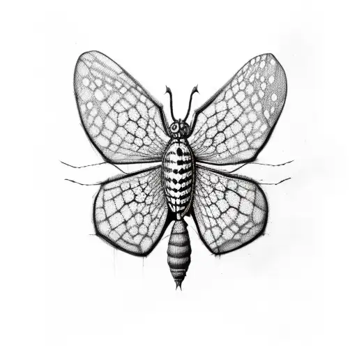 Spotted lanternfly tattoo design idea