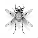 Spotted lanternfly tattoo design idea