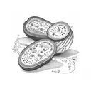 3 crazy cucumbers tattoo design idea