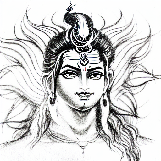 Lord Shiv ji line art drawing How to draw Lord Shiva step by stepMahadev  drawing easy Shiv face  YouTube  Line art drawings Easy drawings Tiger  artwork
