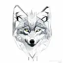 Wolf, Forest  tattoo design idea