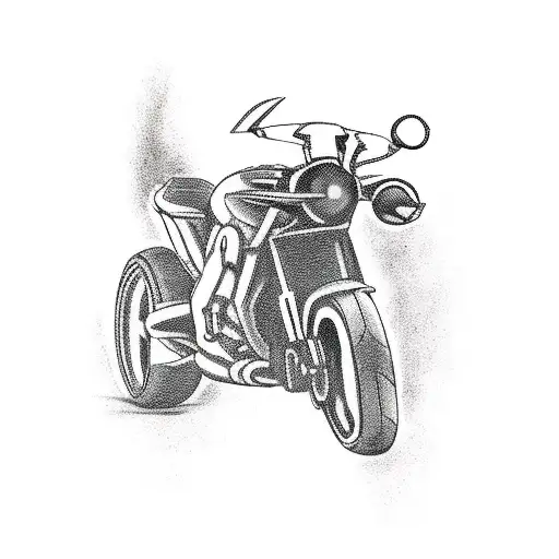 motorcycle+adventure+fierce tattoo design idea