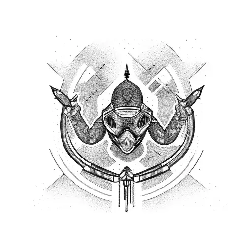 motorcycle adventure tattoo design idea