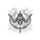 motorcycle adventure tattoo design idea