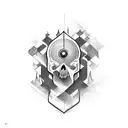 motorcycle adventure tattoo design idea