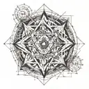 da vinci math tattoo design idea