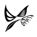 fairy wing overlap tattoo design idea