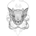 lantern tattoo design idea