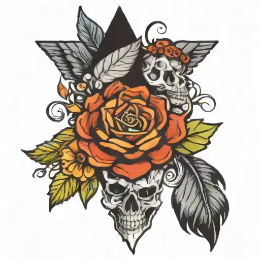USA West coast engagement 2024 tattoo design idea