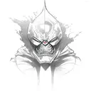 dc comic villains tattoo design idea