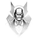 dc comic villains tattoo design idea