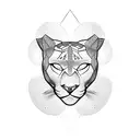 Panther tattoo design idea