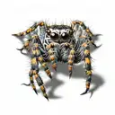 jumping spider tattoo design idea