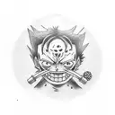 Luffy tattoo design idea