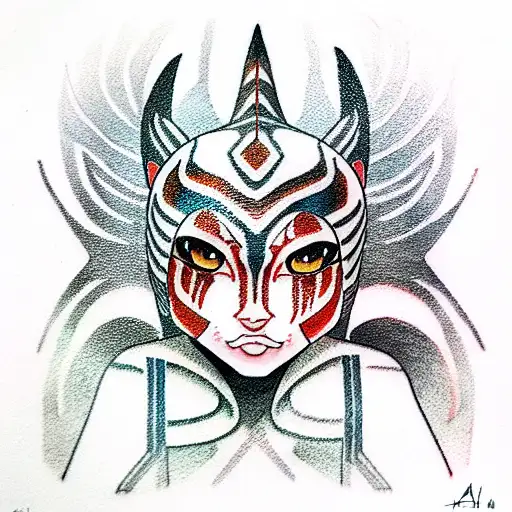 Ahsoka Tano tattoo design idea