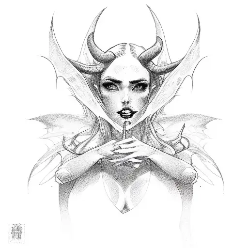 succubus mark  tattoo design idea
