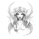 succubus mark  tattoo design idea