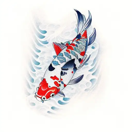 Koi Fish tattoo design idea