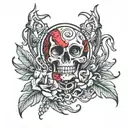 Lifeline tattoo design idea