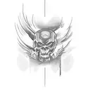 love evil tattoo design idea