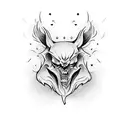 love evil tattoo design idea