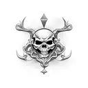 god love evil tattoo design idea