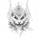 love evil tattoo design idea