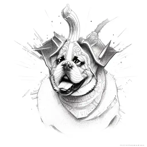 big subwoofer  tattoo design idea