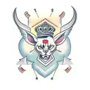 durga tattoo design idea